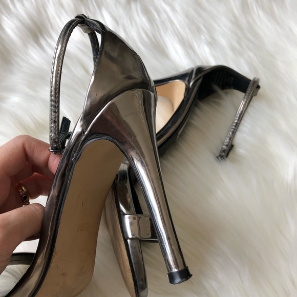 Steve Madden elegant sandals ankle strap - silver - Picture 9 of 13